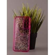 Силиконовый чехол AQUARIUM для Samsung A34 розовый