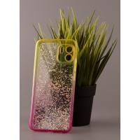 Силиконовый чехол AQUARIUM для Xiaomi Redmi A2 желтый/розовый