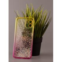 Силиконовый чехол AQUARIUM для Xiaomi Redmi A2 желтый/розовый