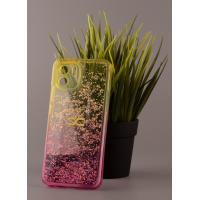 Силиконовый чехол AQUARIUM для Xiaomi Redmi A2 желтый/розовый