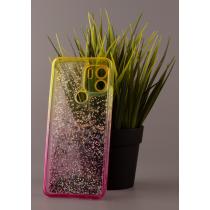 Силиконовый чехол AQUARIUM для Xiaomi Redmi A2 Plus желтый/розовый