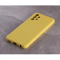 Силиконовый чехол SOFT Silicone Case для Samsung A23 (без лого) лимонный