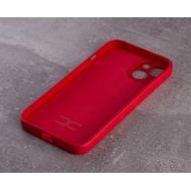 Силиконовый чехол SOFT Silicone Case для iPhone 14 (без лого) красный