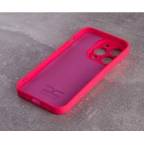 Силиконовый чехол SOFT Silicone Case для iPhone 14 Pro Max (без лого) малиновый