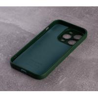Силіконовий чохол SOFT Silicone Case для телефону iPhone 14 Pro (без лого) темно-зелений