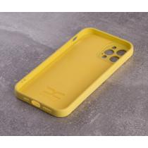 Силиконовый чехол SOFT Silicone Case для iPhone 12 Pro Max (без лого) лимонный