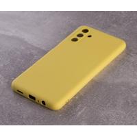 Силиконовый чехол SOFT Silicone Case для Samsung M13 4G (без лого) лимонный