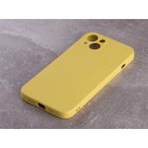Силиконовый чехол SOFT Silicone Case для iPhone 14 Plus (без лого) лимонный