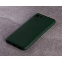 Силиконовый чехол SOFT Silicone Case для Samsung A04 (без лого) темно-зеленый