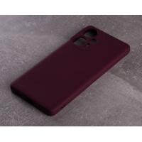 Силиконовый чехол SOFT Silicone Case для Xiaomi Poco F5 (без лого) бордовый