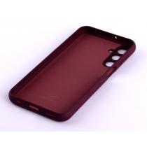 Силиконовый чехол SOFT Silicone Case для Samsung M34 5G (без лого) бордовый