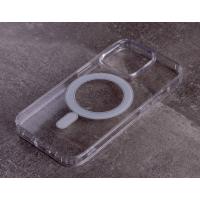 Силиконовый чехол MagSafe CLEAR для iPhone 15 Plus Прозрачный