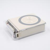 АКБ PowerBank с поддержкой MagSafe DC DP-F23 (10000 mAh) Fast Charging бежевый