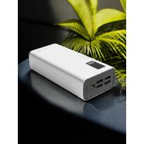 АКБ PowerBank MTL MT-4530 4USB/22,5W/PD/LED дисплей (30000mAh) белый