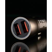 АЗУ DC 2в1 блок (2 QC3.0 / 36W) + кабель (Type-C - Type-C) (XC-36) Metal темно-серый