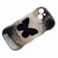Чехол BUTTERFLY для iPhone 15 черный