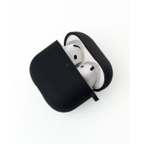 Чехол для Airpods 4 SOFT+Fiber black