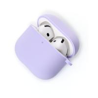 Чехол для Airpods 4 SOFT+Fiber ligth purple