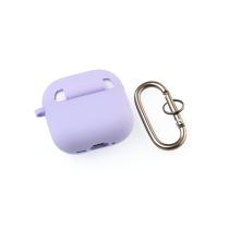 Чехол для Airpods 4 SOFT+Fiber ligth purple