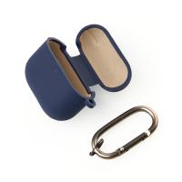 Чехол для Airpods 4 SOFT+Fiber midnight blue