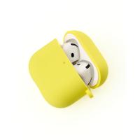 Чехол для Airpods 4 SOFT+Fiber shiny yellow