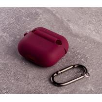 Чехол для Airpods Pro SOFT+Fiber rose red