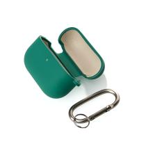Чехол для Airpods Pro SOFT+Fiber green