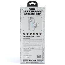 Чохол з екошкіри DC + PopSocket з підтримкою MagSafe для iPhone 12 Pro Max чорний