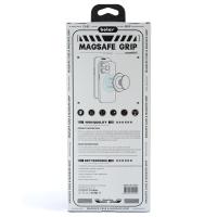 Чехол экокожа DC + PopSocket с поддержкой MagSafe для iPhone 14 черный