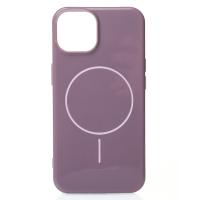 Силиконовый чехол Slim Ring Glamour с поддержкой MagSafe для iPhone 11 deep purple