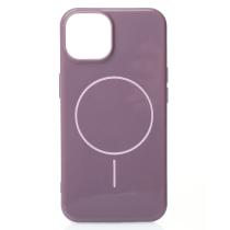Силиконовый чехол Slim Ring Glamour с поддержкой MagSafe для iPhone 11 Pro Max deep purple