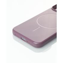 Силиконовый чехол Slim Ring Glamour с поддержкой MagSafe для iPhone 11 Pro Max deep purple