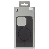 Силиконовый чехол Slim Ring Glamour с поддержкой MagSafe для iPhone 12 Pro Max black