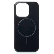 Силиконовый чехол Slim Ring Glamour с поддержкой MagSafe для iPhone 12 Pro Max black