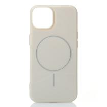Силиконовый чехол Slim Ring Glamour с поддержкой MagSafe для iPhone 13/14 natural titanium