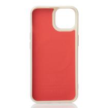 Силиконовый чехол Slim Ring Glamour с поддержкой MagSafe для iPhone 13/14 natural titanium
