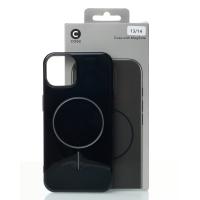 Силиконовый чехол Slim Ring Glamour с поддержкой MagSafe для iPhone 13/14 black