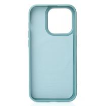 Силиконовый чехол Slim Ring Glamour с поддержкой MagSafe для iPhone 13 Pro wave blue