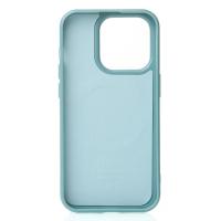 Силиконовый чехол Slim Ring Glamour с поддержкой MagSafe для iPhone 14 Pro Max wave blue