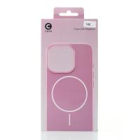 Силиконовый чехол Slim Ring Glamour с поддержкой MagSafe для iPhone 16E deep purple