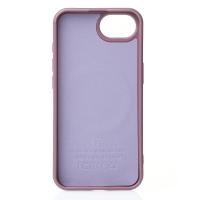 Силиконовый чехол Slim Ring Glamour с поддержкой MagSafe для iPhone 16E deep purple