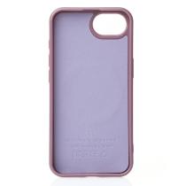 Силиконовый чехол Slim Ring Glamour с поддержкой MagSafe для iPhone 16E deep purple