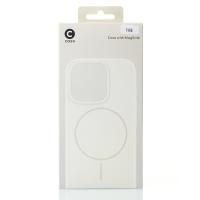 Силиконовый чехол Slim Ring Glamour с поддержкой MagSafe для iPhone 16E natural titanium