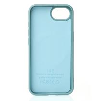 Силиконовый чехол Slim Ring Glamour с поддержкой MagSafe для iPhone 16E wave blue