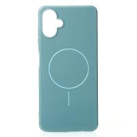 Силиконовый чехол Slim Ring Glamour с поддержкой MagSafe для Samsung A06 wave blue