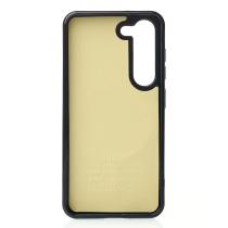 Силиконовый чехол Slim Ring Glamour с поддержкой MagSafe для Samsung S23 black