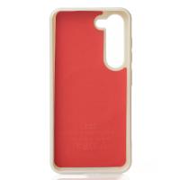 Силиконовый чехол Slim Ring Glamour с поддержкой MagSafe для Samsung S23 natural titanium