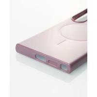 Силиконовый чехол Slim Ring Glamour с поддержкой MagSafe для Samsung S23 Ultra deep purple