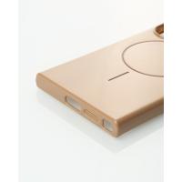 Силиконовый чехол Slim Ring Glamour с поддержкой MagSafe для Samsung S23 Ultra desert titanium