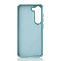 Силиконовый чехол Slim Ring Glamour с поддержкой MagSafe для Samsung S23 wave blue